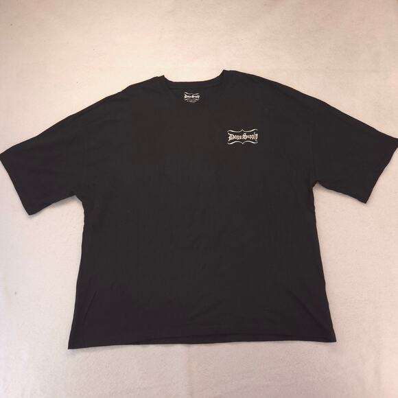 Snoop Dogg Rap Graphic Short Sleeve Crew Neck Shirt Mens Size 2XL Black - Picture 2 of 9